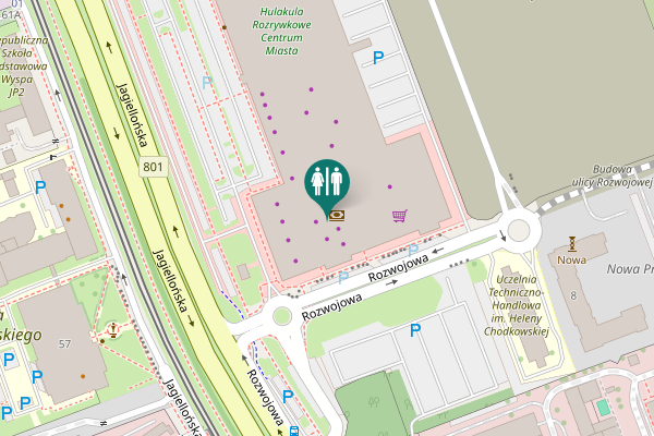 Map showing location of Jagiellońska 82 Toilet