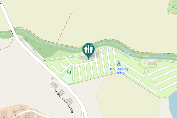 Map showing location of Wilbrunnenstrasse 81 Toilet