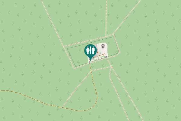 Map showing location of Latarników 1 Toilet