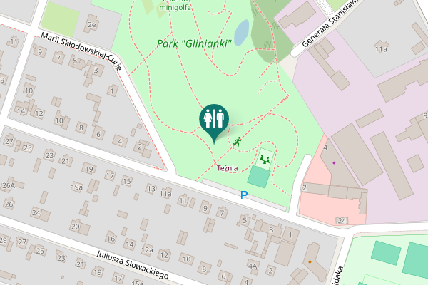 Map showing location of Generała Stefana Grota-Roweckiego 9 Toilet