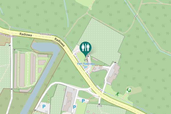 Map showing location of Radiowa 27 Toilet