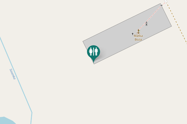 Map showing location of Przygody Toilet