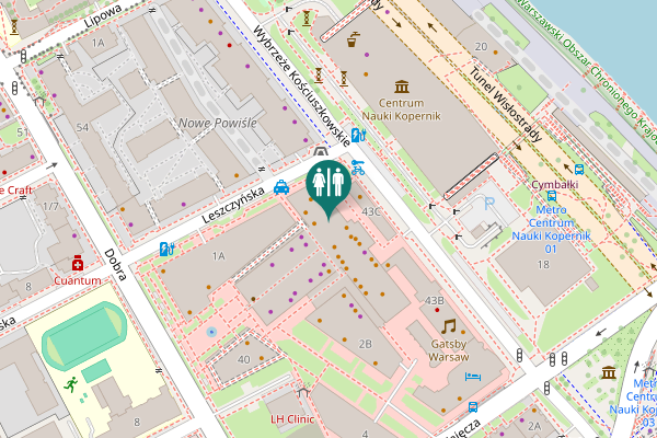 Map showing location of Dobra 42 Toilet
