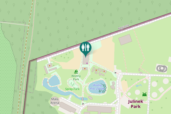 Map showing location of 2 Toilet