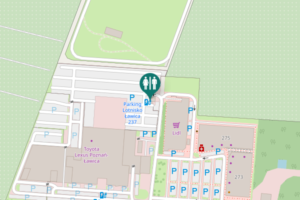 Map showing location of Bukowska 237 Toilet