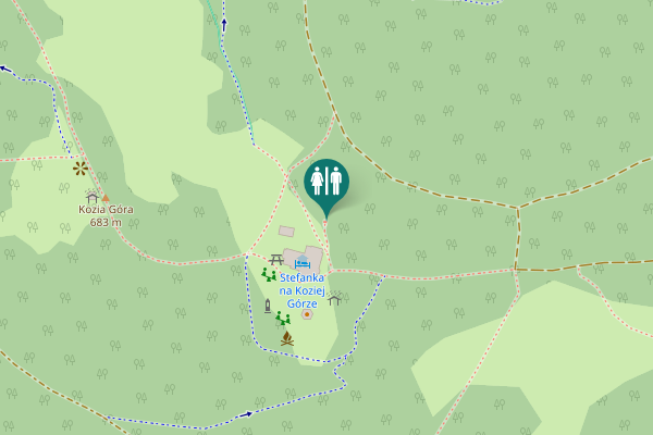 Map showing location of Pocztowa 34 Toilet