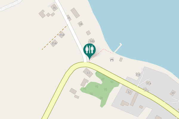 Map showing location of 655 Toilet