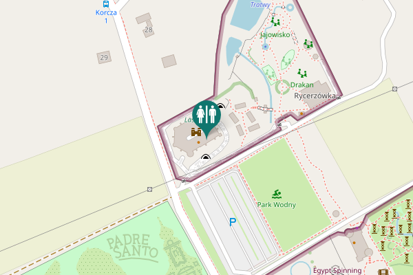 Map showing location of Wygódka