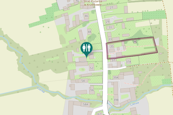Map showing location of 50 Toilet