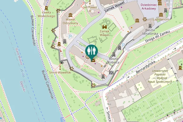 Map showing location of 9 Toilet