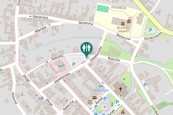 Map showing location of Jagiellońska 13 Toilet