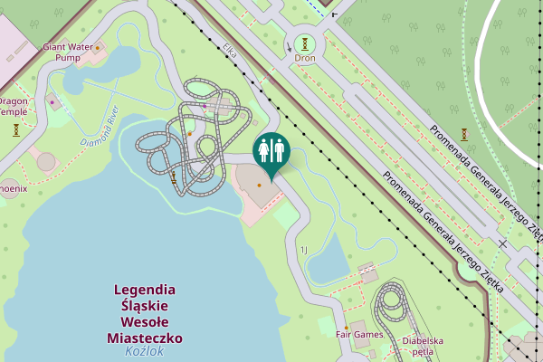 Map showing location of 1I Toilet