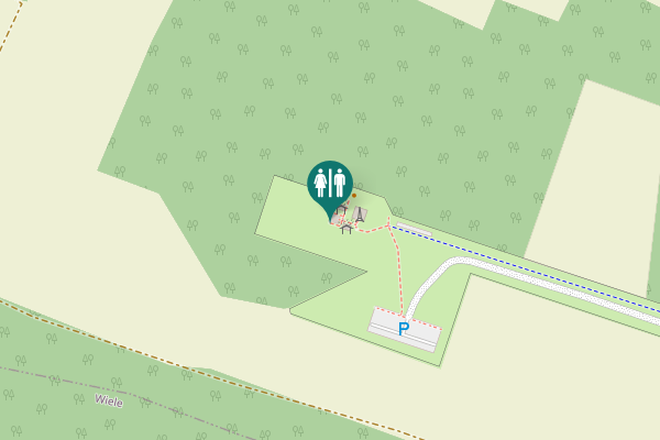 Map showing location of Przytarnia Toilet