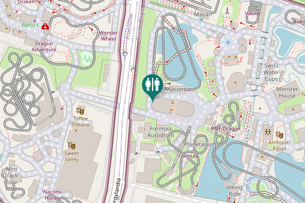 Map showing location of Aleja 3 Maja 2 Toilet
