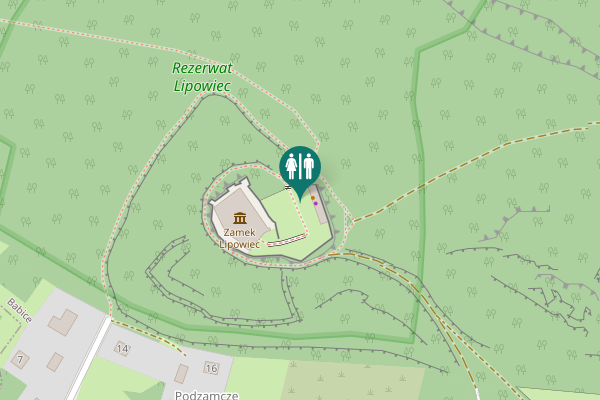 Map showing location of Zamkowa 16 Toilet