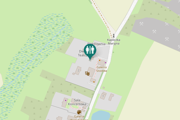 Map showing location of 1 Toilet