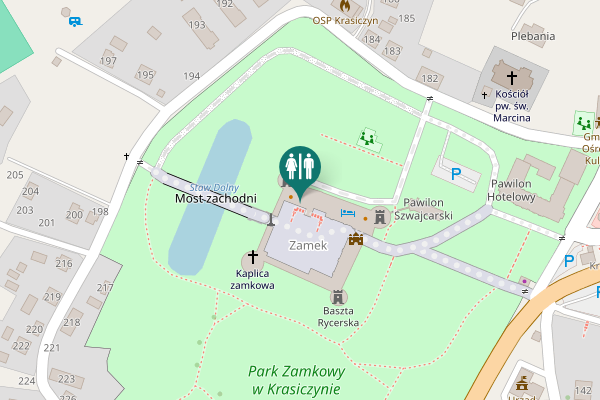 Map showing location of 178 Toilet