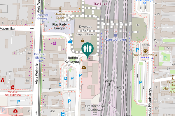 Map showing location of Stanisława Orzechowskiego 7 Toilet