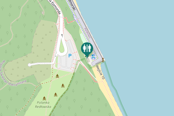 Map showing location of Wejście 11 Toilet
