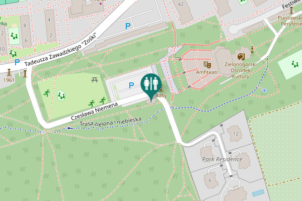 Map showing location of Czesława Niemena 2 Toilet