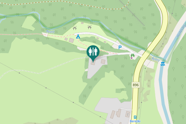 Map showing location of 896 Toilet