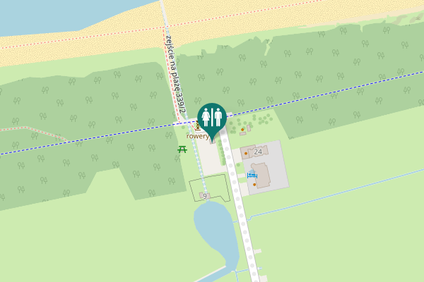 Map showing location of Bałtycka 11 Toilet