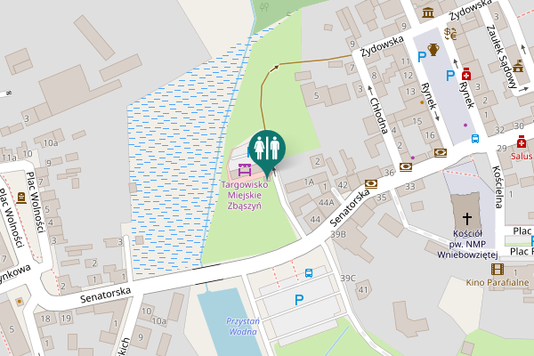 Map showing location of Zaułek Ramów Sukienniczych 1A Toilet