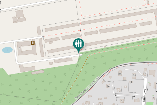 Map showing location of Muzealna 6 Toilet