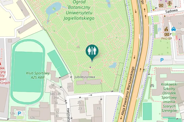 Map showing location of Hetmana Stanisława Żółkiewskiego 25 Toilet