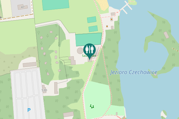 Map showing location of Rekreacyjna 53D Toilet
