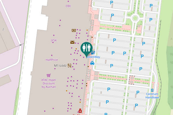 Map showing location of Brzezińska 27/29 Toilet