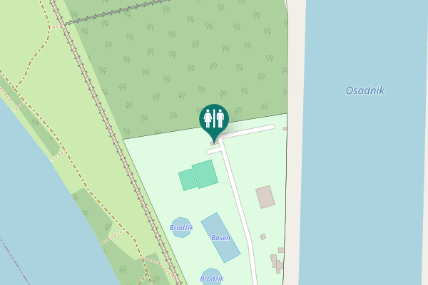 Map showing location of Wczasowa 1 Toilet
