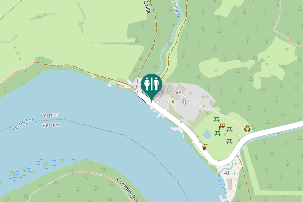 Map showing location of Public Toilet