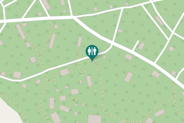 Map showing location of Brożek Toilet