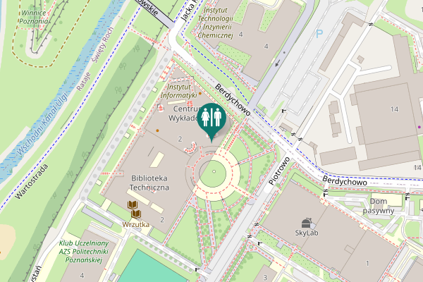 Map showing location of Piotrowo 2 Toilet