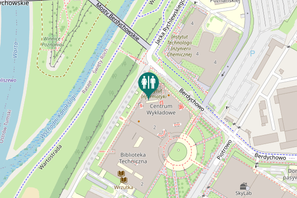 Map showing location of Piotrowo 2 Toilet