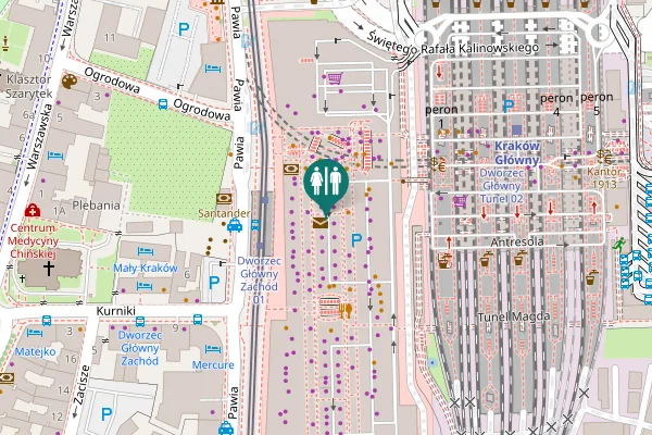 Map showing location of Pawia 5 Toilet