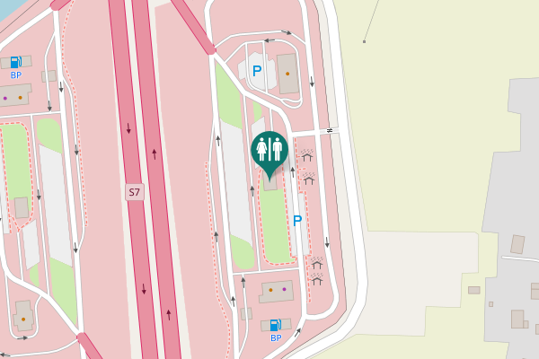 Map showing location of Warszawska 191F Toilet