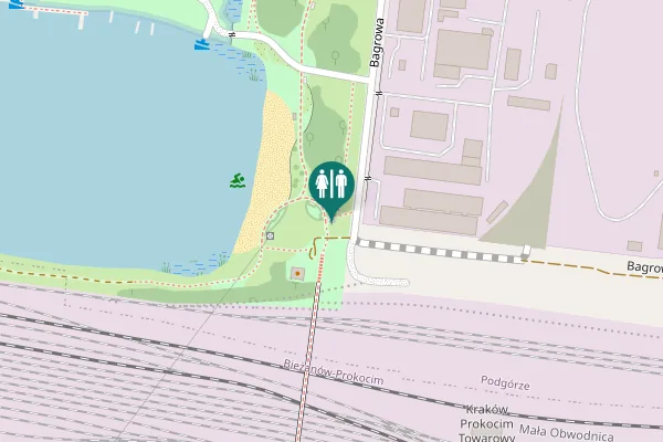 Map showing location of Bagrowa Toilet