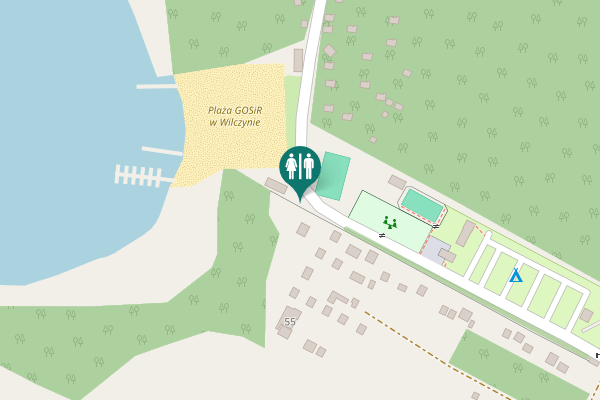 Map showing location of Mrówki Toilet