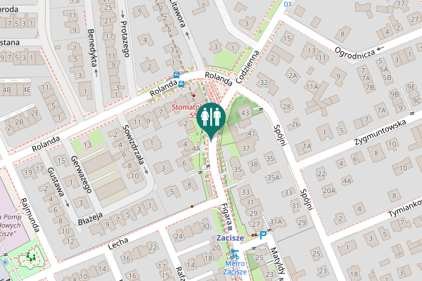 Map showing location of Figara 4A Toilet