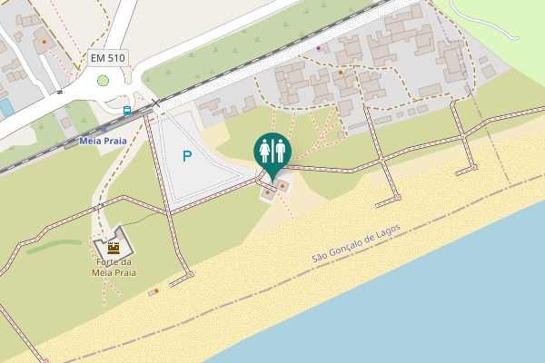 Map showing location of Lagos Toilet