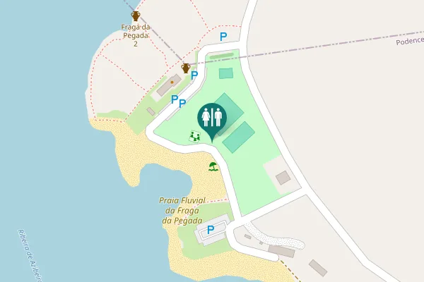 Map showing location of Macedo de Cavaleiros Toilet