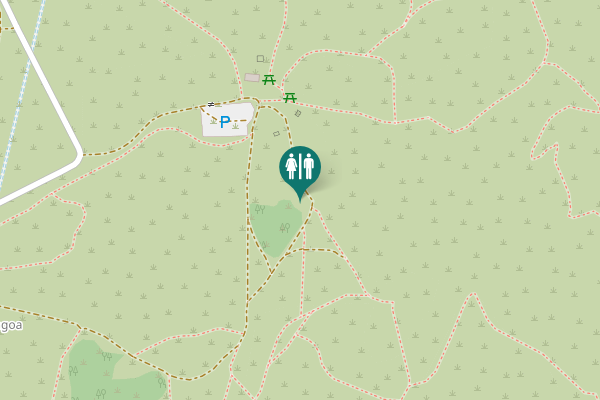 Map showing location of Estrada Florestal Chão da Lagoa Toilet