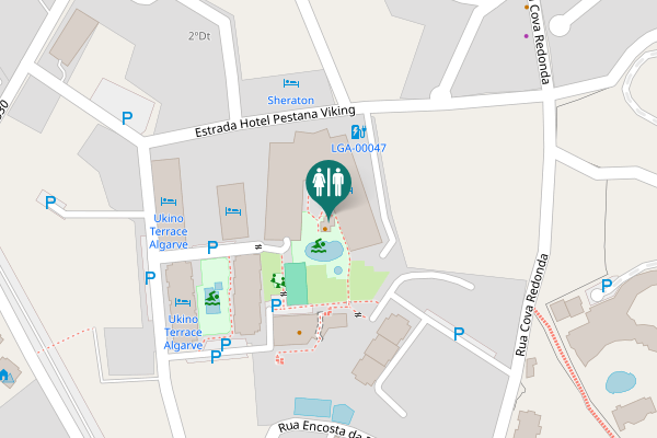 Map showing location of Porches Toilet