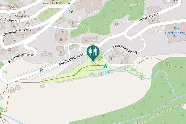 Map showing location of Mülibodastrasse 2 Toilet
