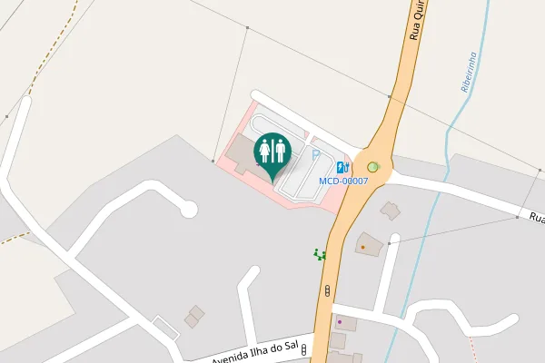 Map showing location of Rua Viriato Martins 1 Toilet