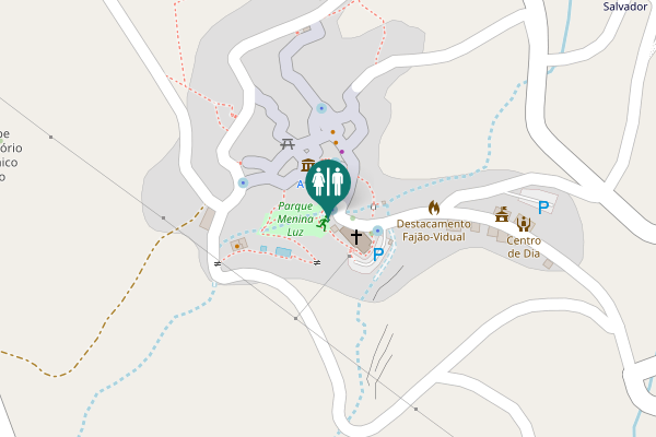 Map showing location of Pampilhosa da Serra Toilet