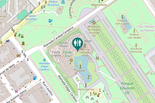Map showing location of WC Público