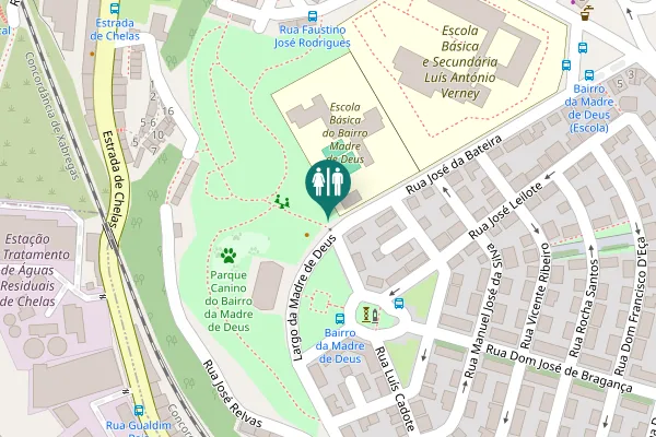Map showing location of WC Público